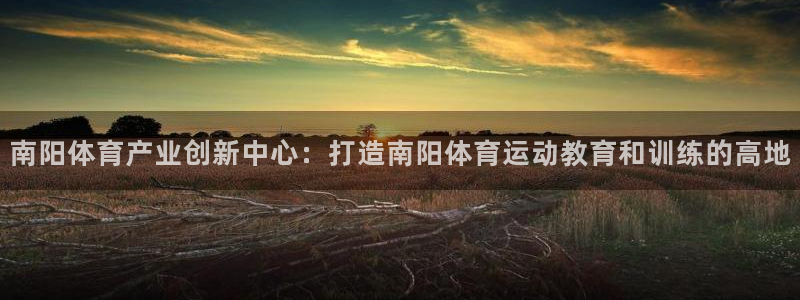 米兰体育开了多久：南阳体育产业创新中